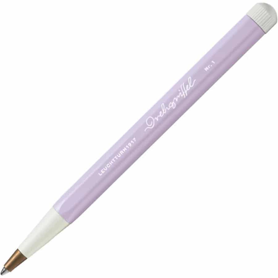 Leuchtturm1917 ballpoint pen with royal blue ink, featuring sleek design and comfortable grip for writing.