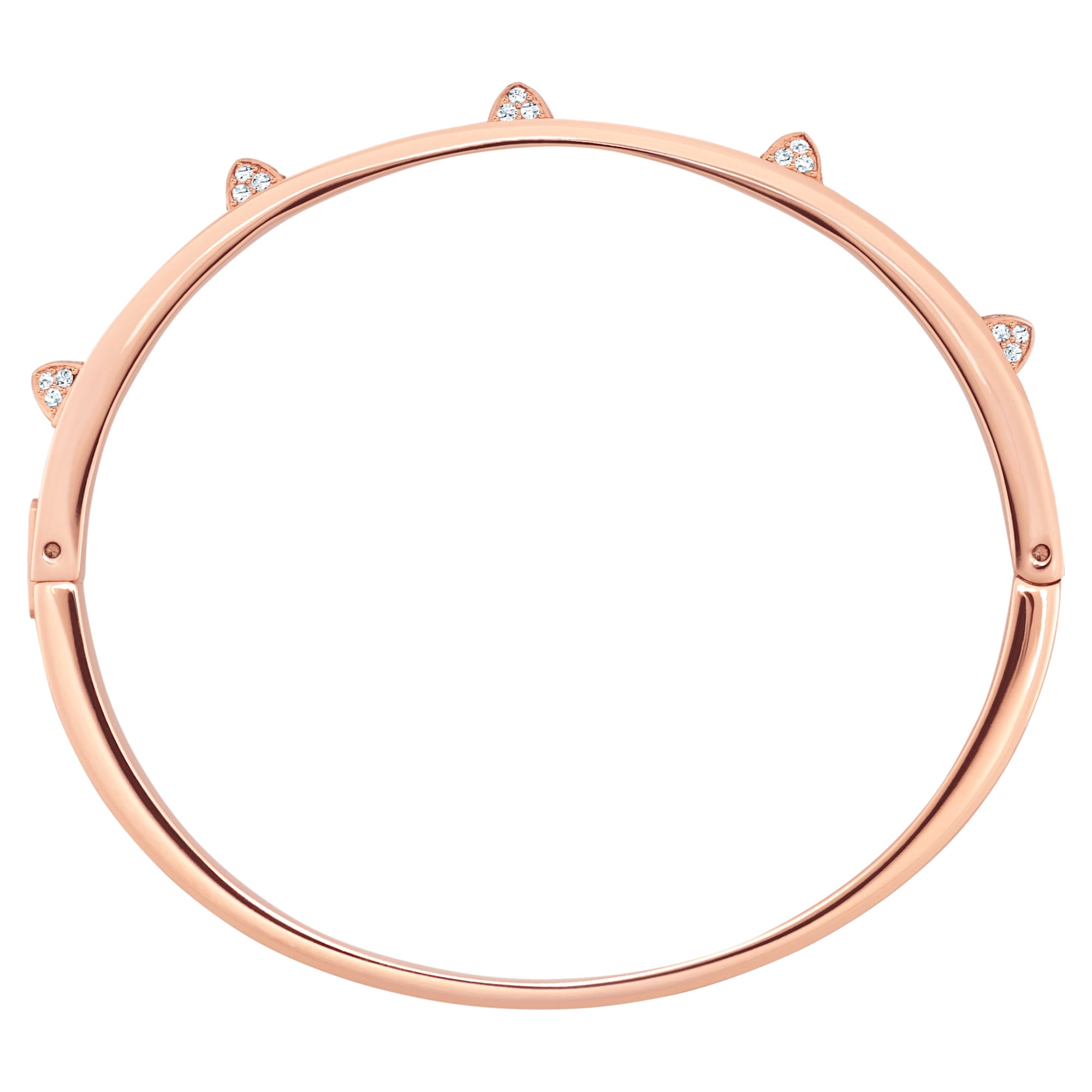 Swarovski Dextera Bangle Pavé with sparkling crystal pavé design and sleek silver finish, stylish jewelry accessory.