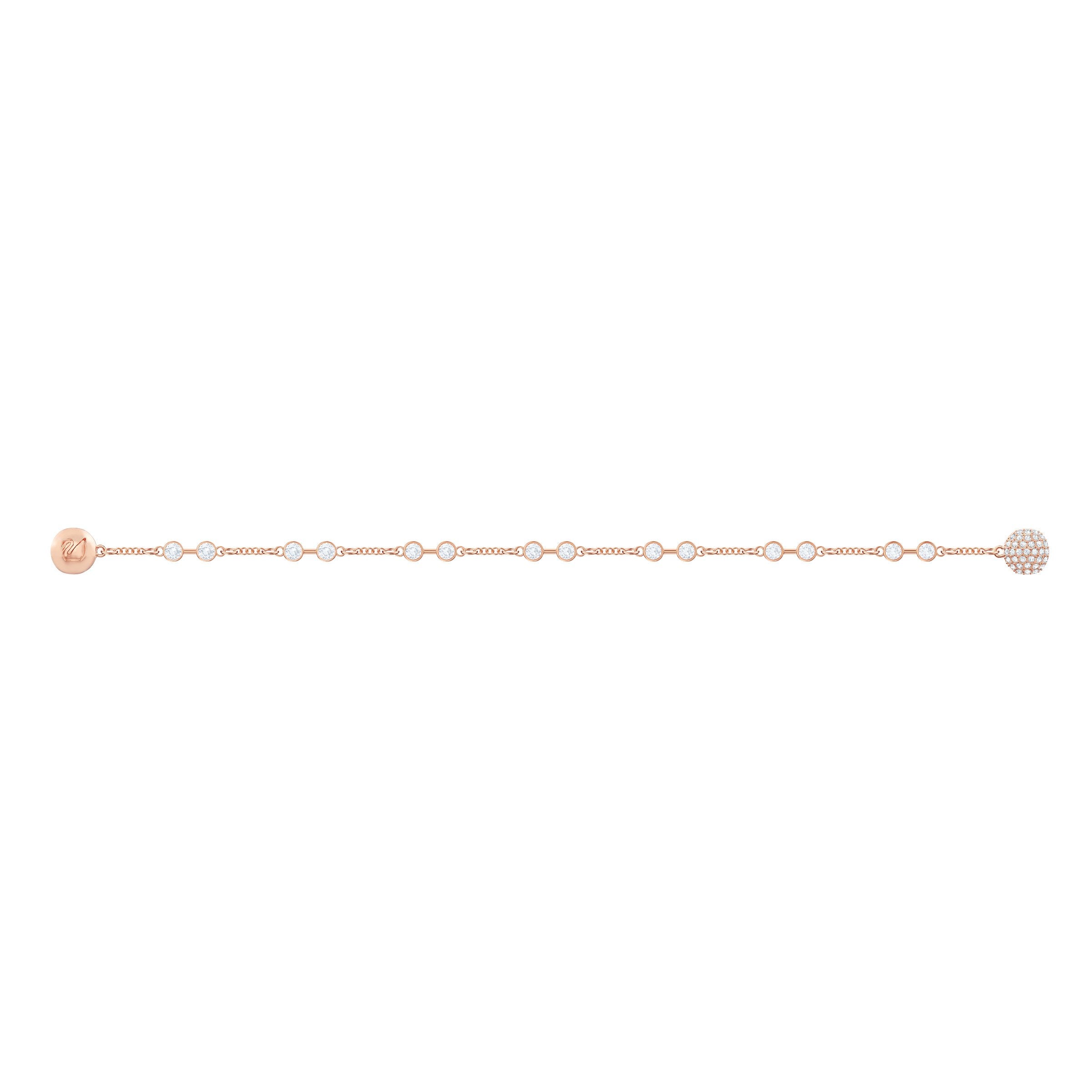 Swarovski Swa Remix cubic zirconia jewelry with rose gold-tone finish, featuring sparkling stones and intricate design.