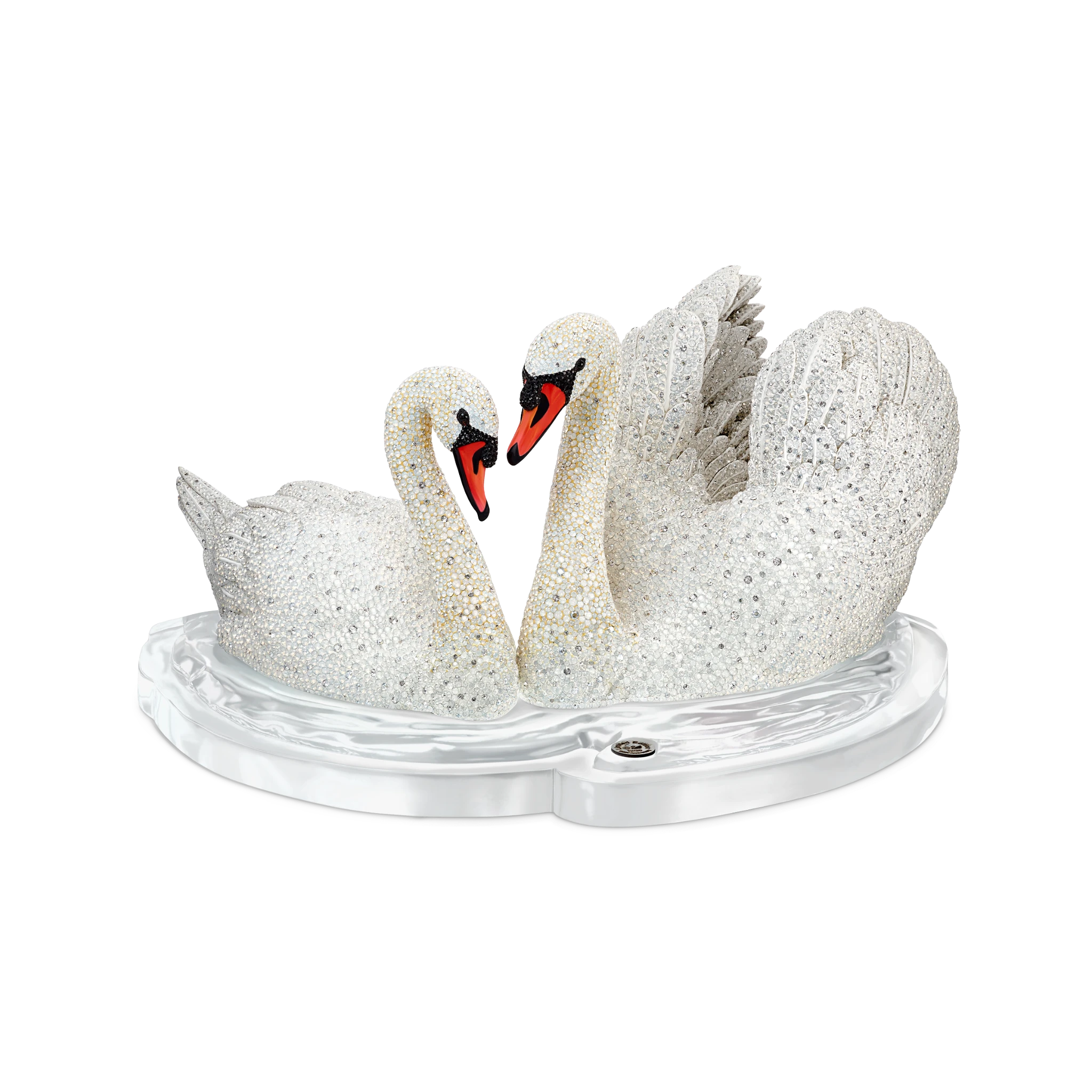 Swarovski Limited Edition Anadi crystal figurine showcasing intricate craftsmanship and sparkling details on a clear display.
