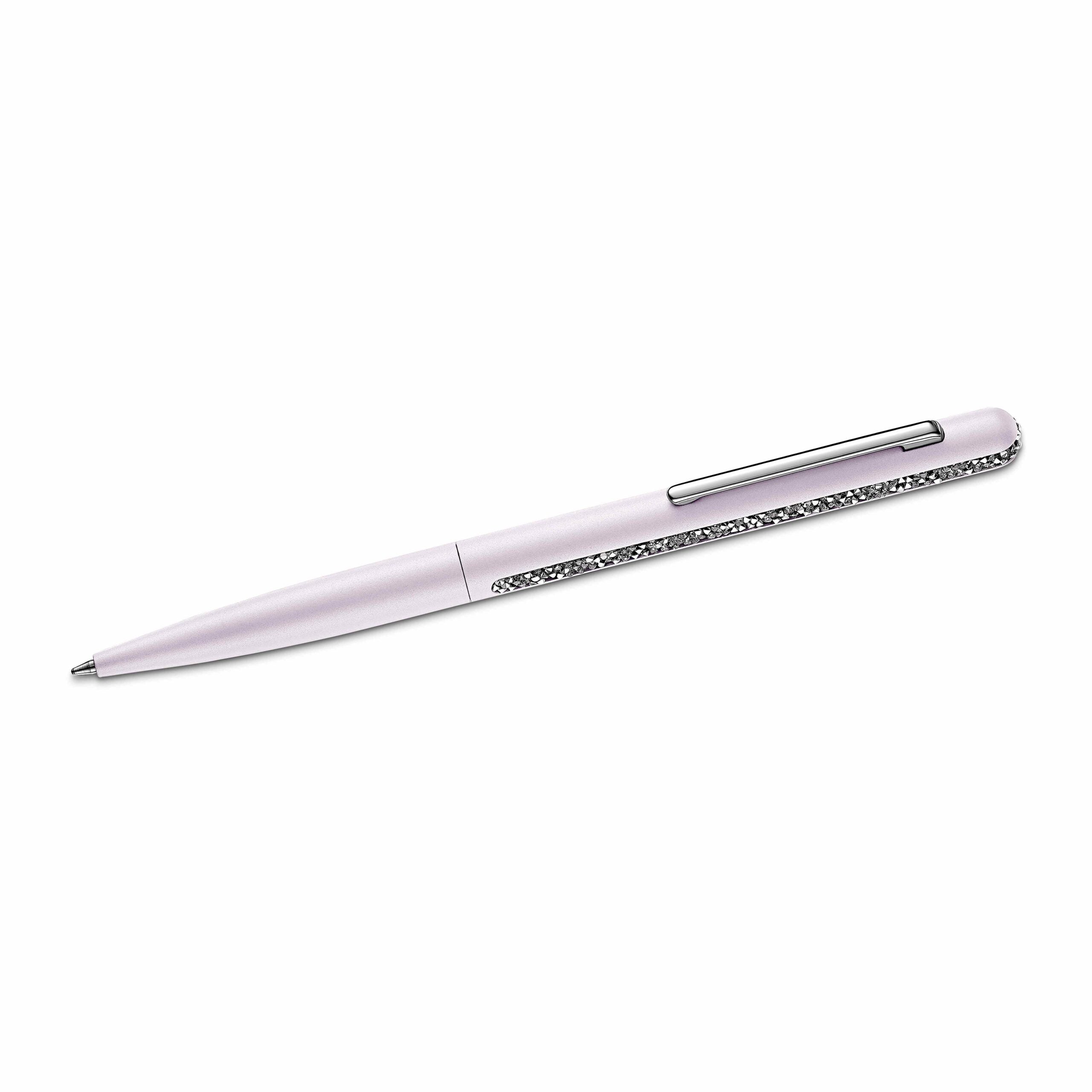 Swarovski Crystal Shimmer BP Pen V Rose ballpoint pen with sparkling crystal accents and sleek design.