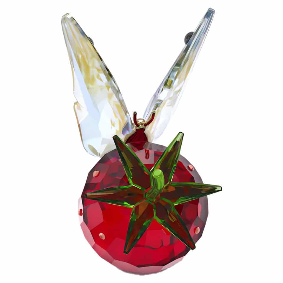 Swarovski Idyllia Butterfly and Strawberry figurine featuring sparkling crystal details and intricate design.