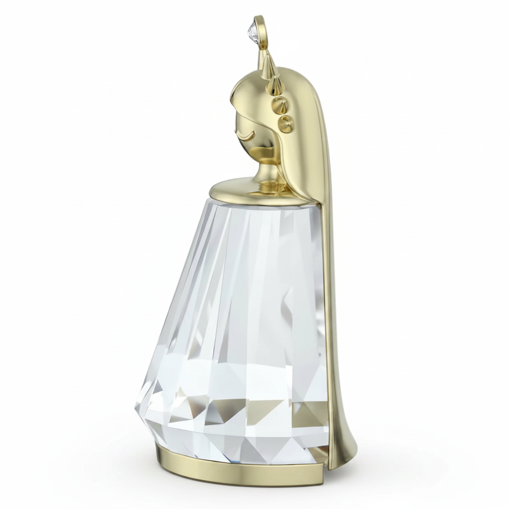 Swarovski Zodiac Virgo figurine with clear crystal details, showcasing the elegant Virgo constellation design.