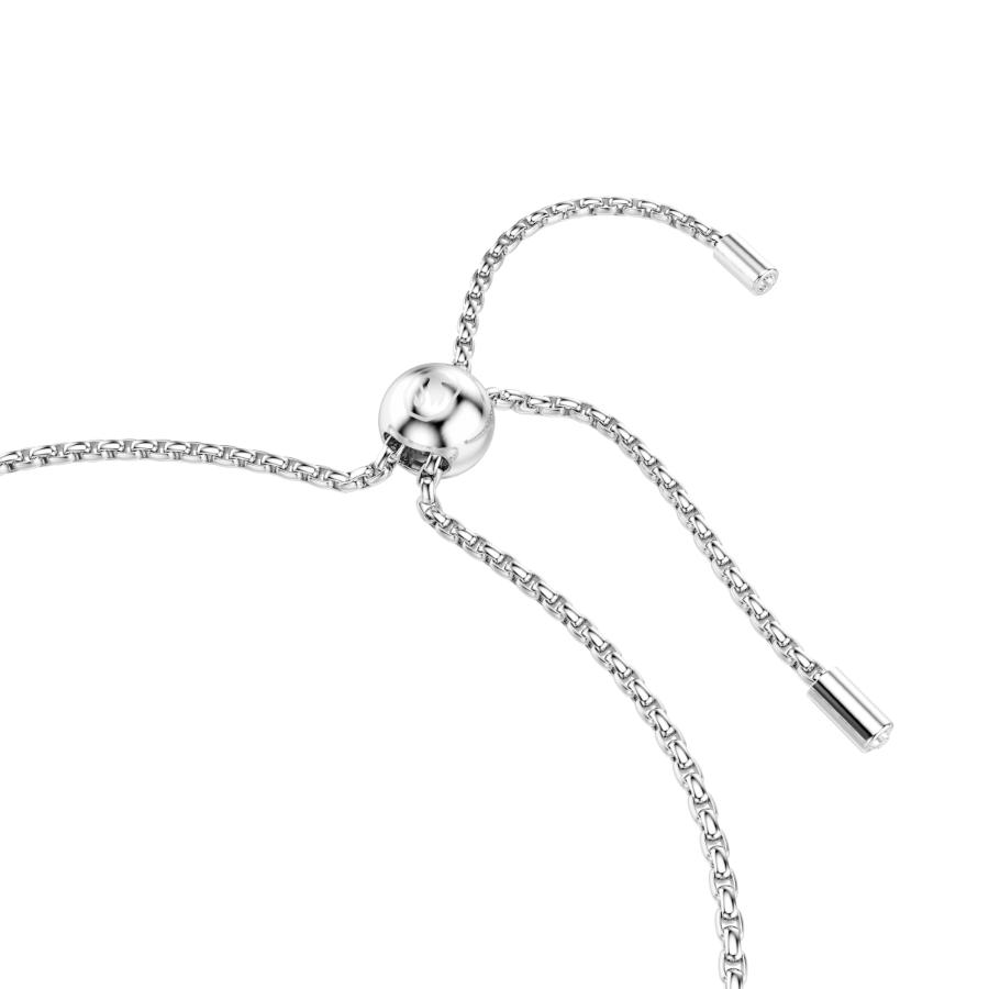 Swarovski Matrix bracelet with sparkling crystal accents and sleek silver-tone design, showcasing elegant jewelry craftsmanship.