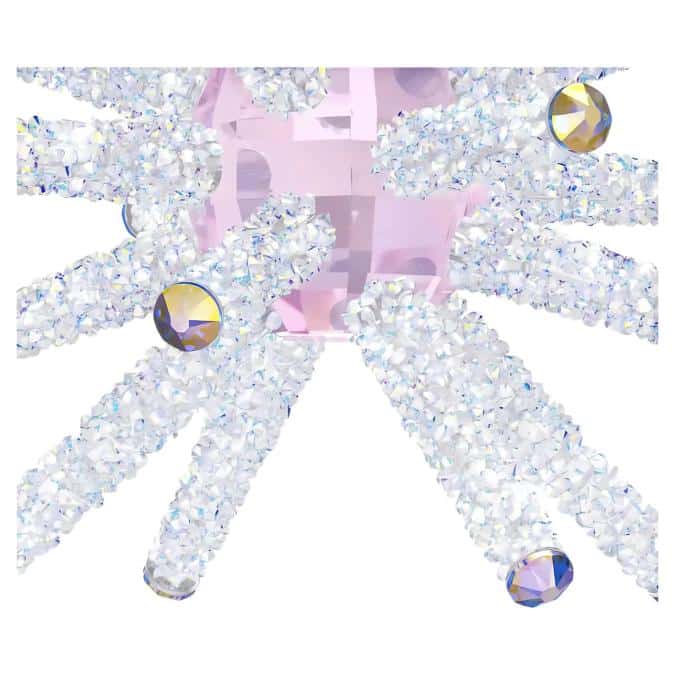 Swarovski Wicked Wand ornament featuring a sparkling crystal wand with intricate detailing and a decorative handle.