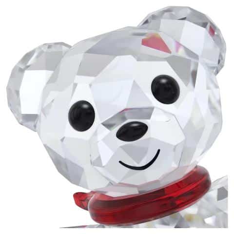 Swarovski Kris Bear 130th Anniversary crystal figurine with detailed sparkling design and anniversary branding.