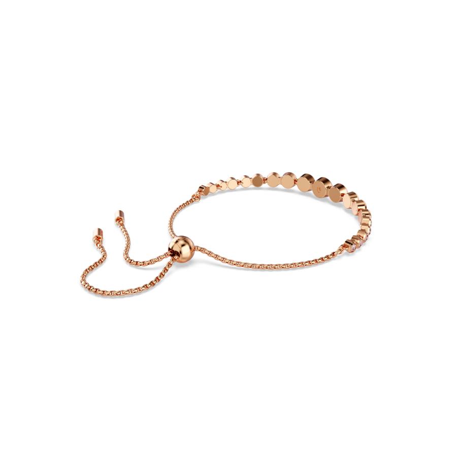 Swarovski Imber tennis bracelet with sparkling clear crystals and silver-tone setting, elegant jewelry accessory.
