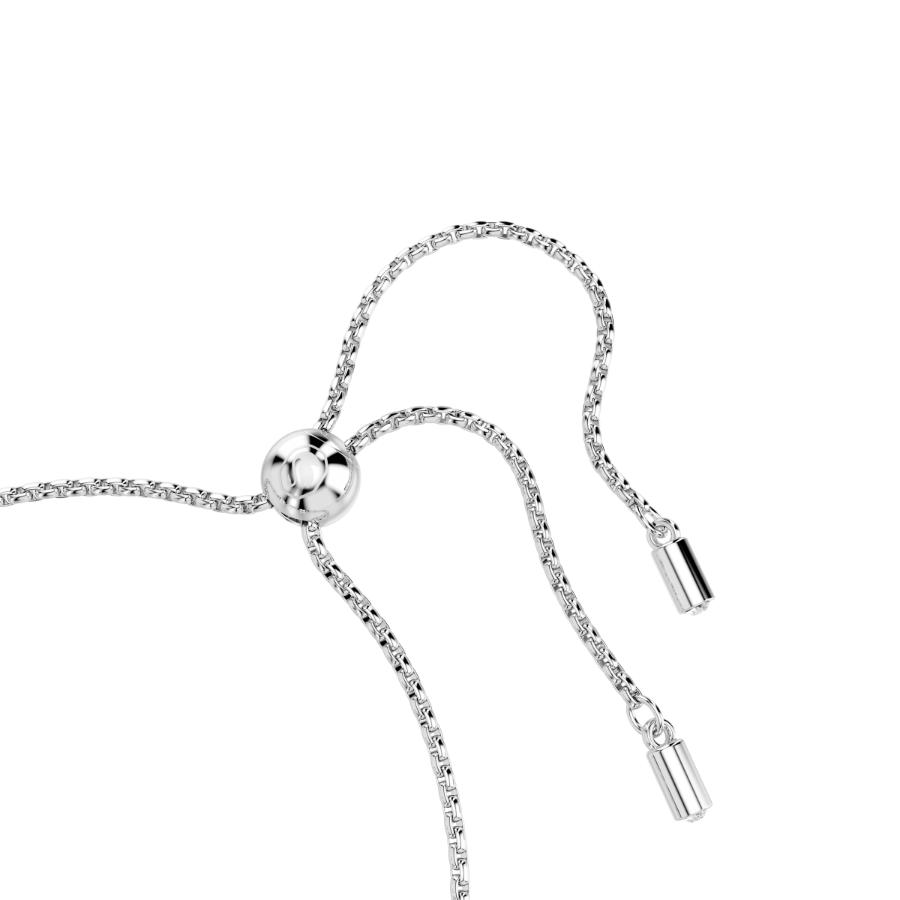 Swarovski Imber tennis bracelet featuring sparkling crystal stones on a silver-tone setting, elegant jewelry for special occasions