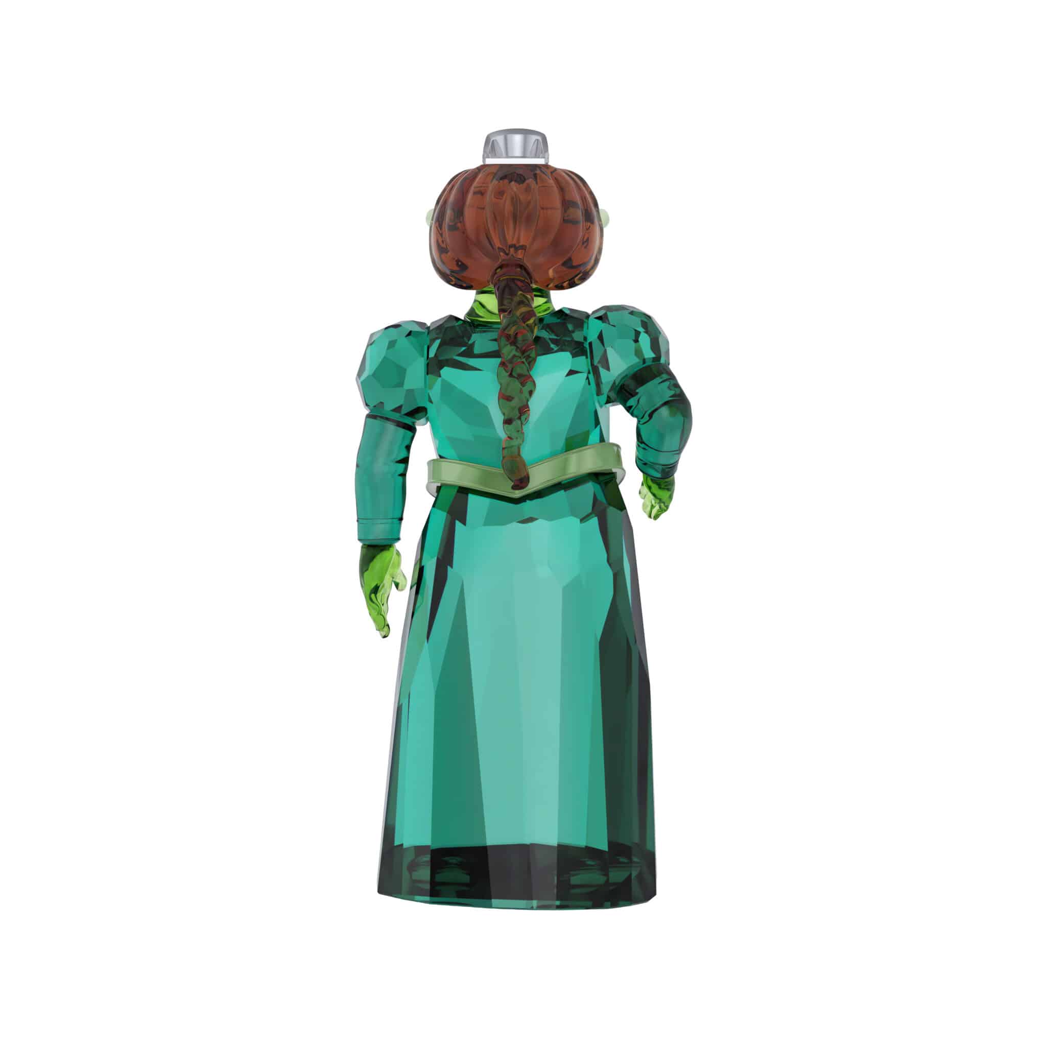 Swarovski Shrek Fiona figurine with sparkling crystal details, showcasing Fiona in a detailed, elegant design.