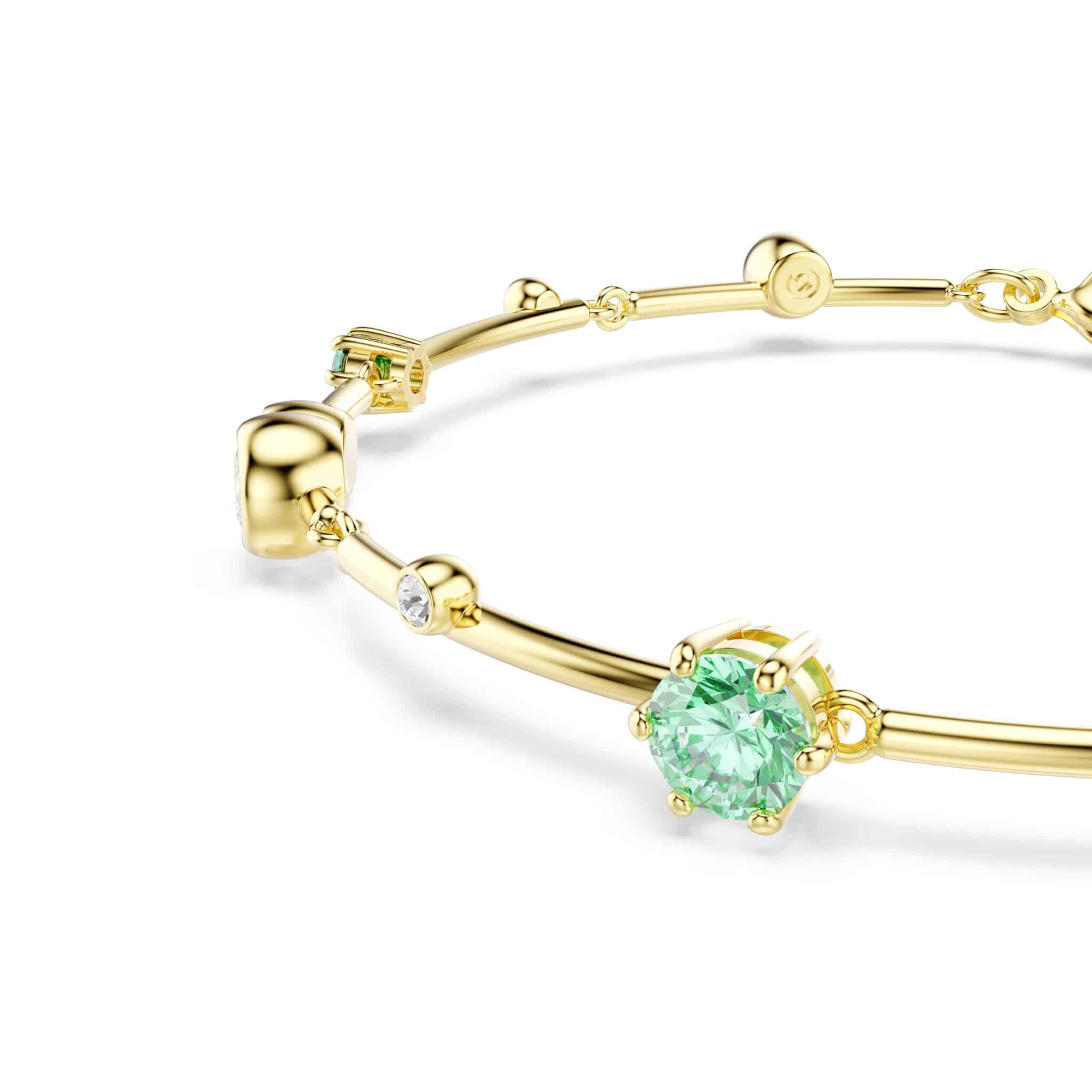 Swarovski Constella bracelet featuring sparkling crystal beads and silver-tone clasp, elegant jewelry accessory.