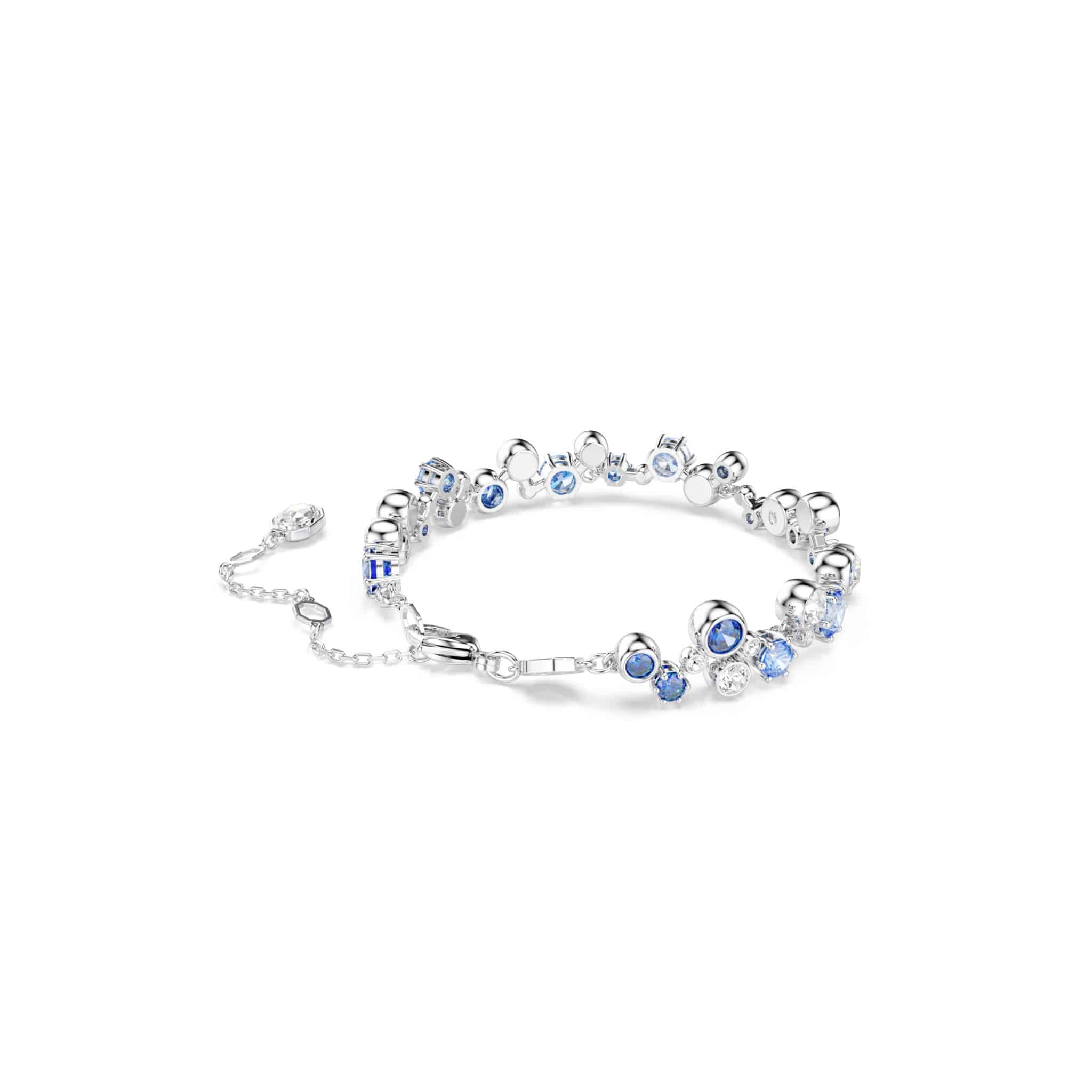 Swarovski Constella bracelet featuring sparkling crystal beads and a delicate silver chain, elegant jewelry accessory.