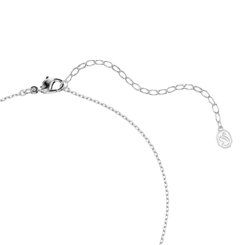 Multicolored Swarovski Ariana Grande dragonfly pendant with mixed cuts, rhodium plating, and intricate design.