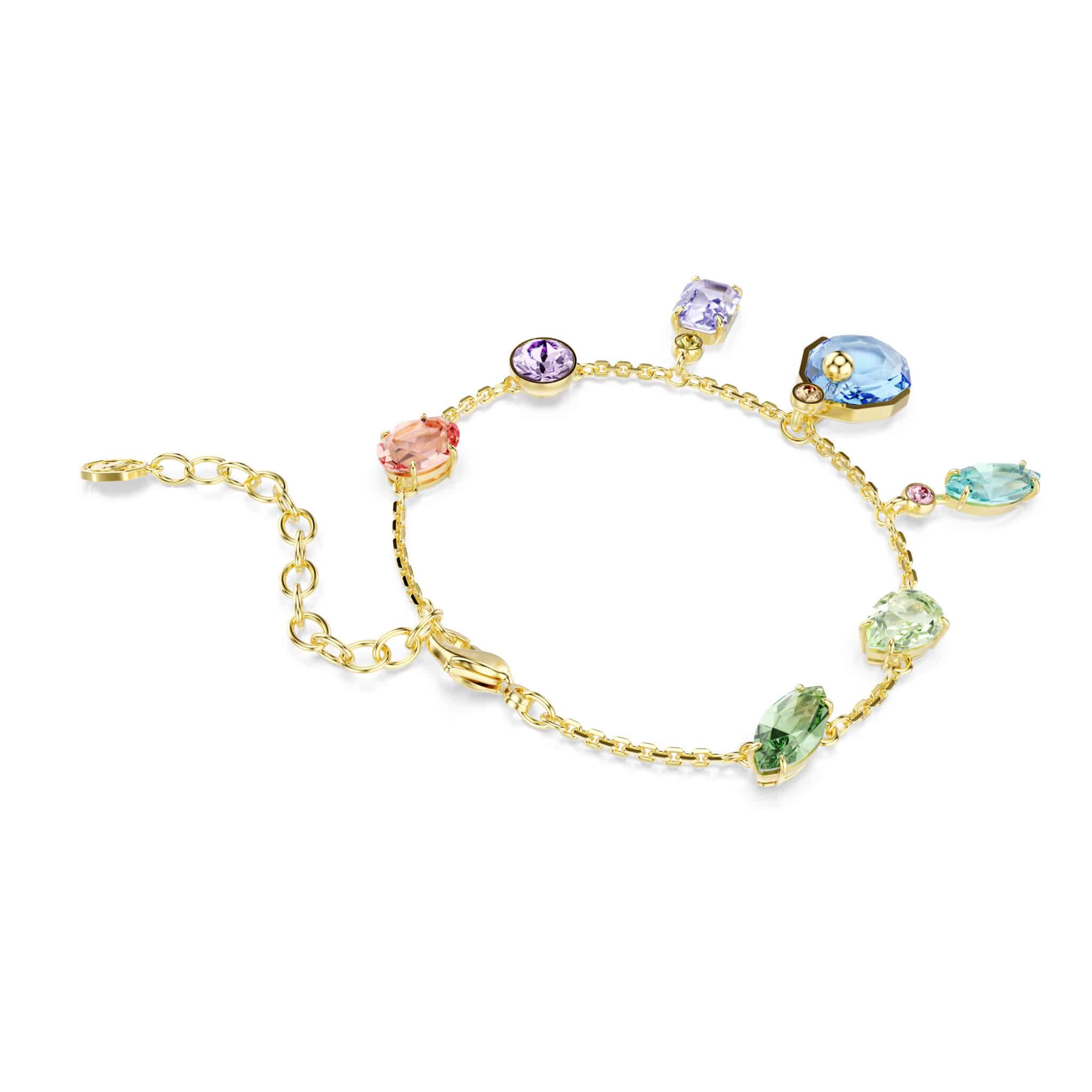 Swarovski Gema bracelet with sparkling crystal beads and silver-tone clasp, stylish accessory for everyday wear