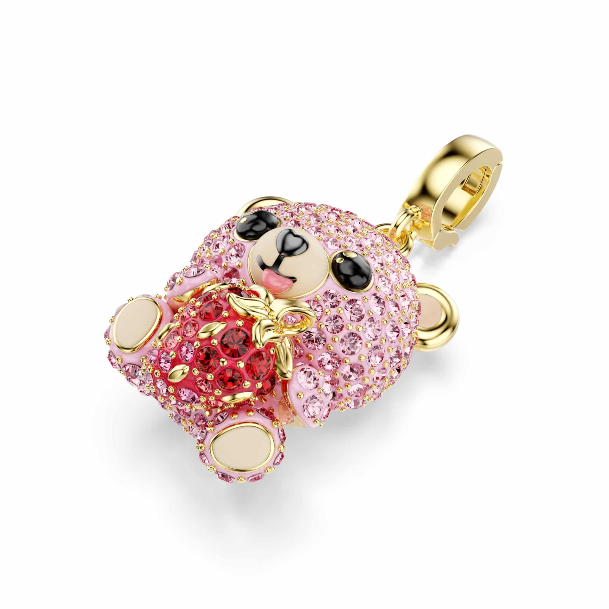 Swarovski Idyllia charm with sparkling crystal details and delicate silver setting, designed for jewelry or charm bracelets.