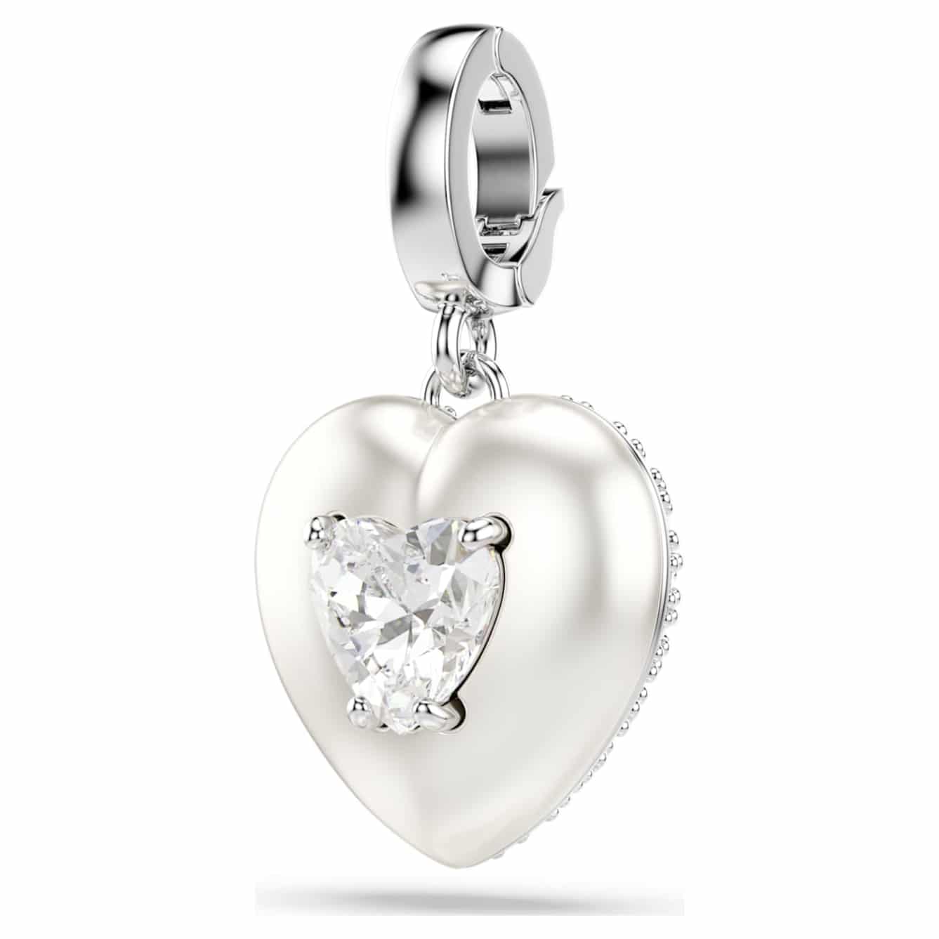 Swarovski Idyllia charm featuring sparkling crystal details and intricate metalwork, designed for jewelry or charm bracelets.