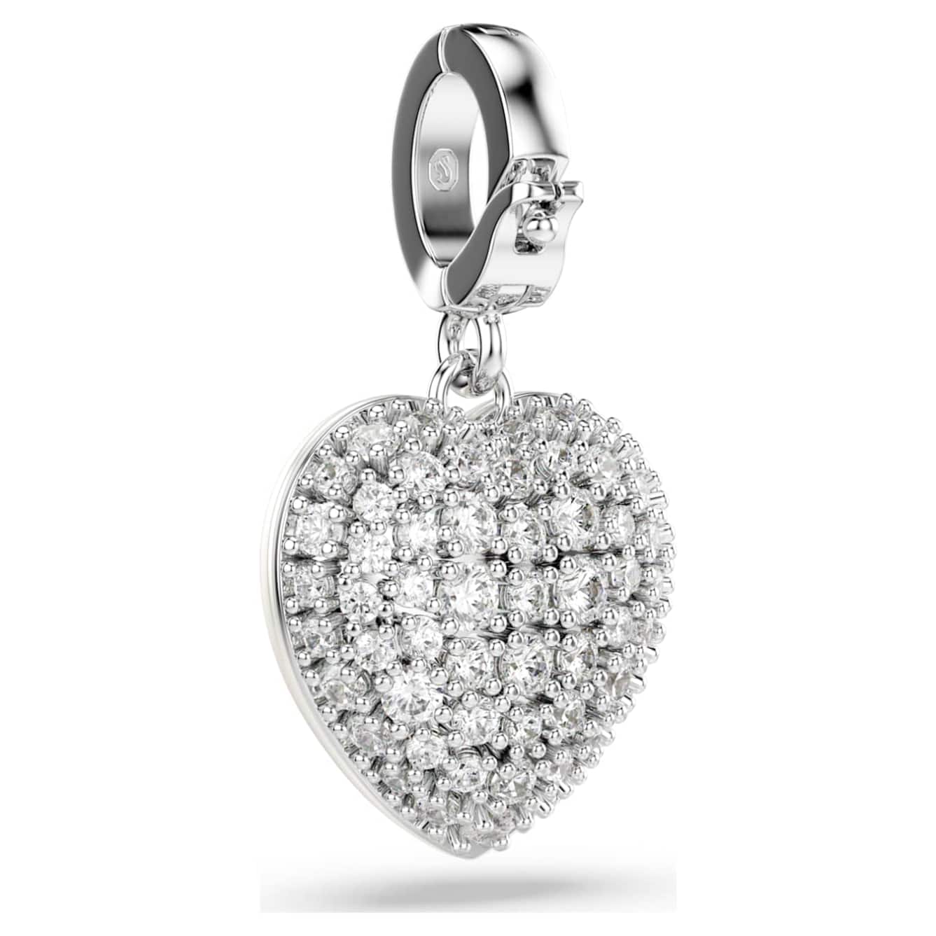 Swarovski Idyllia Charm with sparkling crystal details and delicate silver-tone finish, designed for jewelry or charm bracelets.
