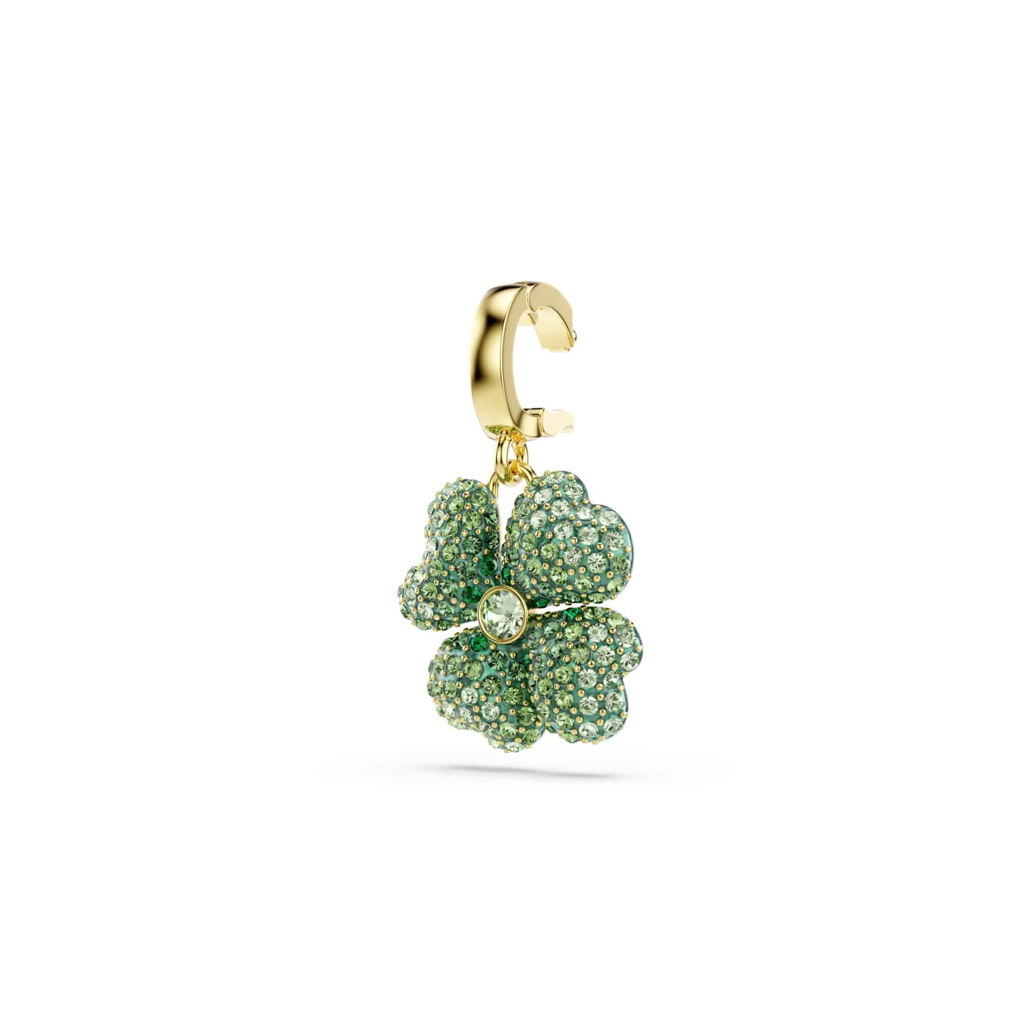 Swarovski Idyllia charm with intricate crystal details and elegant design, showcasing a sparkling silver-tone jewelry piece.