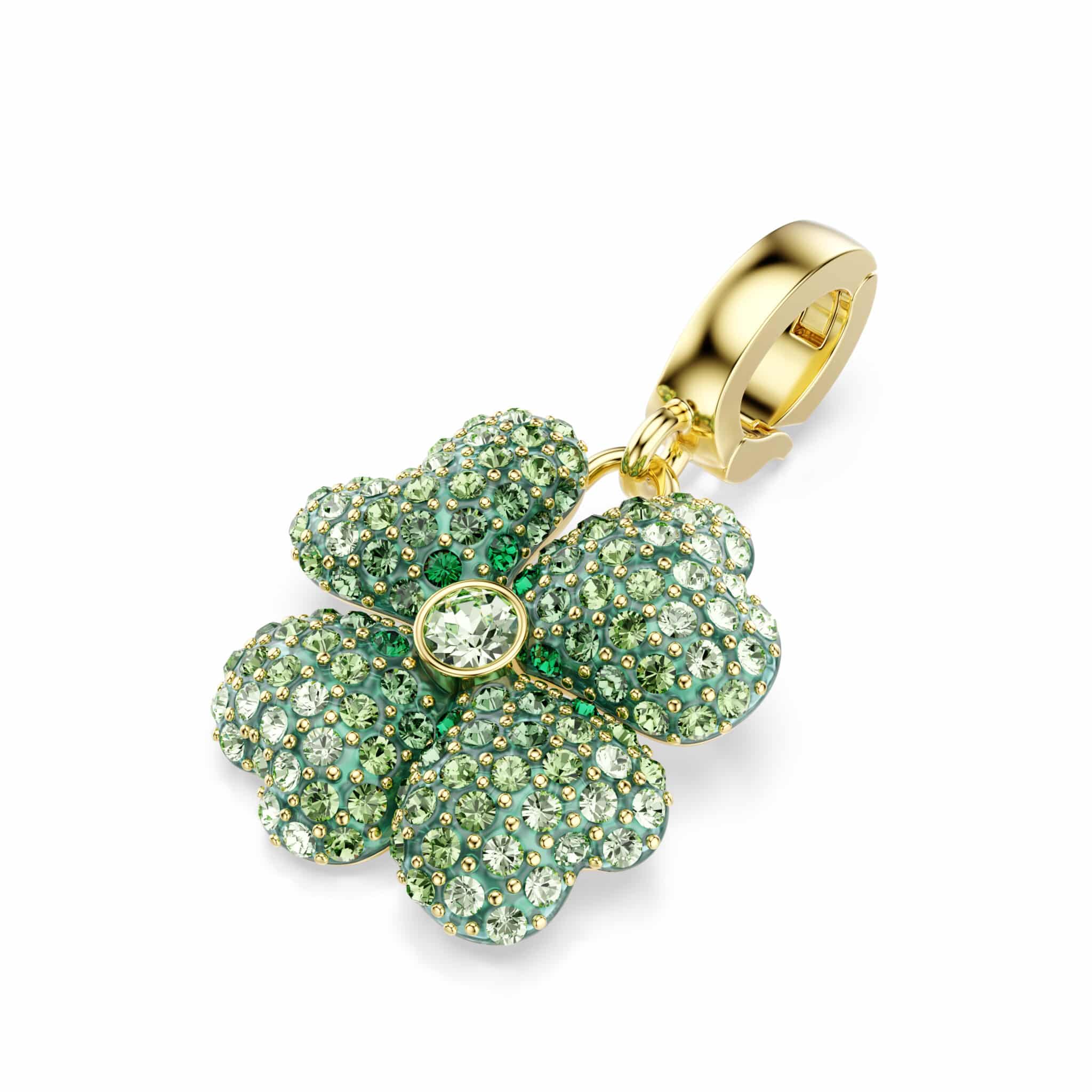 Swarovski Idyllia charm with sparkling crystal details and silver-tone metal accents, designed for jewelry and charm bracelets.