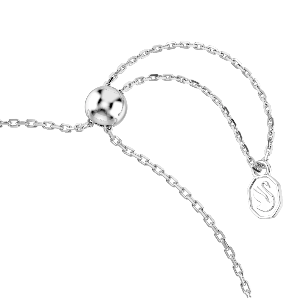 Swarovski Ariana Grande x bracelet with multicolored mixed cut crystals, flower design, rhodium plating, elegant jewelry accessory