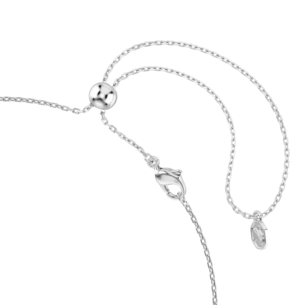 Swarovski Ariana Grande x Swarovski choker with colorful flower design, mixed cuts, rhodium plating, and sparkling multicolored crystals.