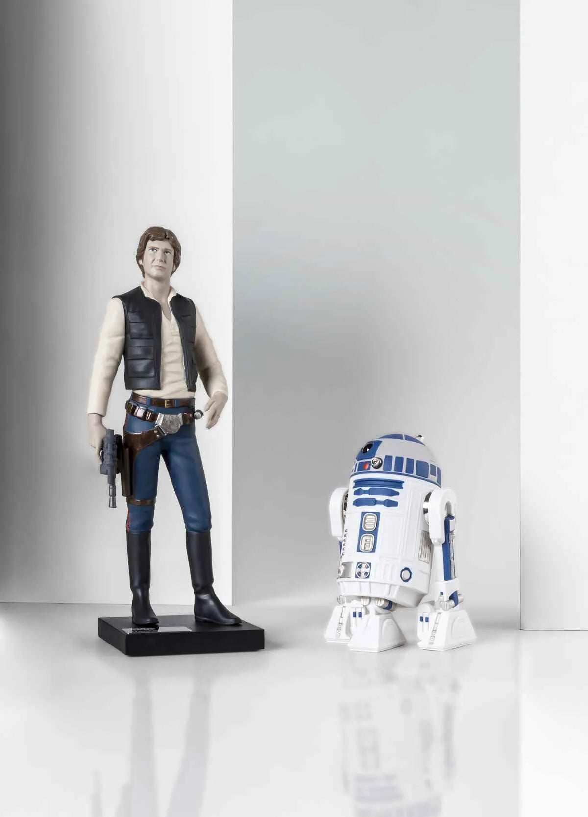 Lladro Han Solo™ sculpture limited edition collectible figure with detailed craftsmanship and smooth porcelain finish.