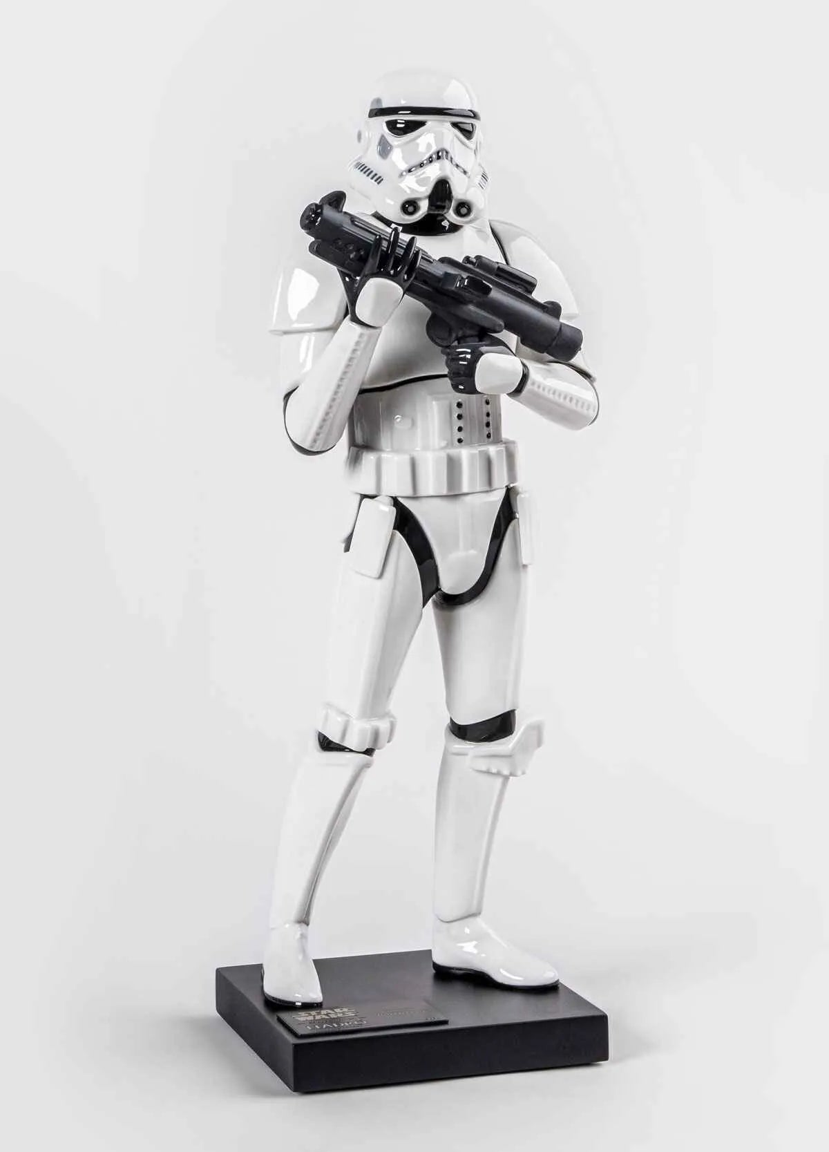 Lladro Stormtrooper™ (version 2) sculpture, limited edition collectible figure with detailed white ceramic design.