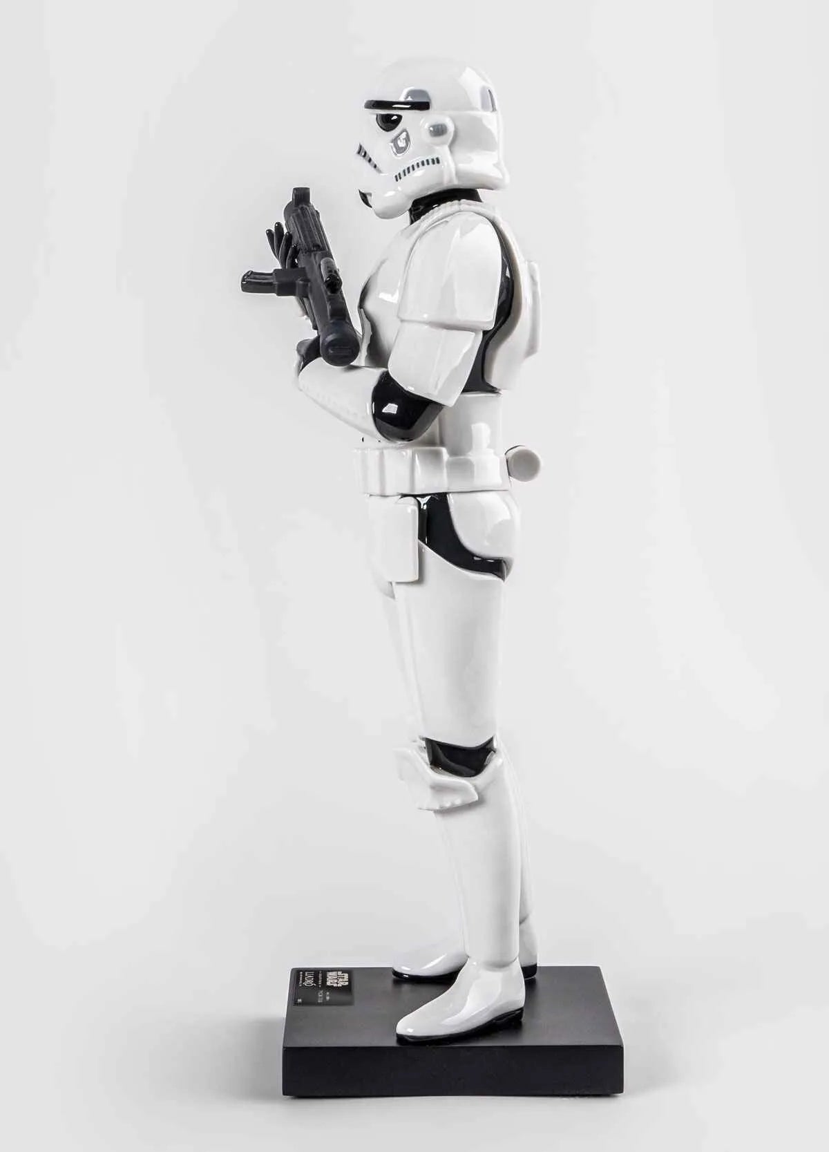 Lladro Stormtrooper™ (version 2) limited edition sculpture, detailed ceramic figure of a Stormtrooper in white armor.