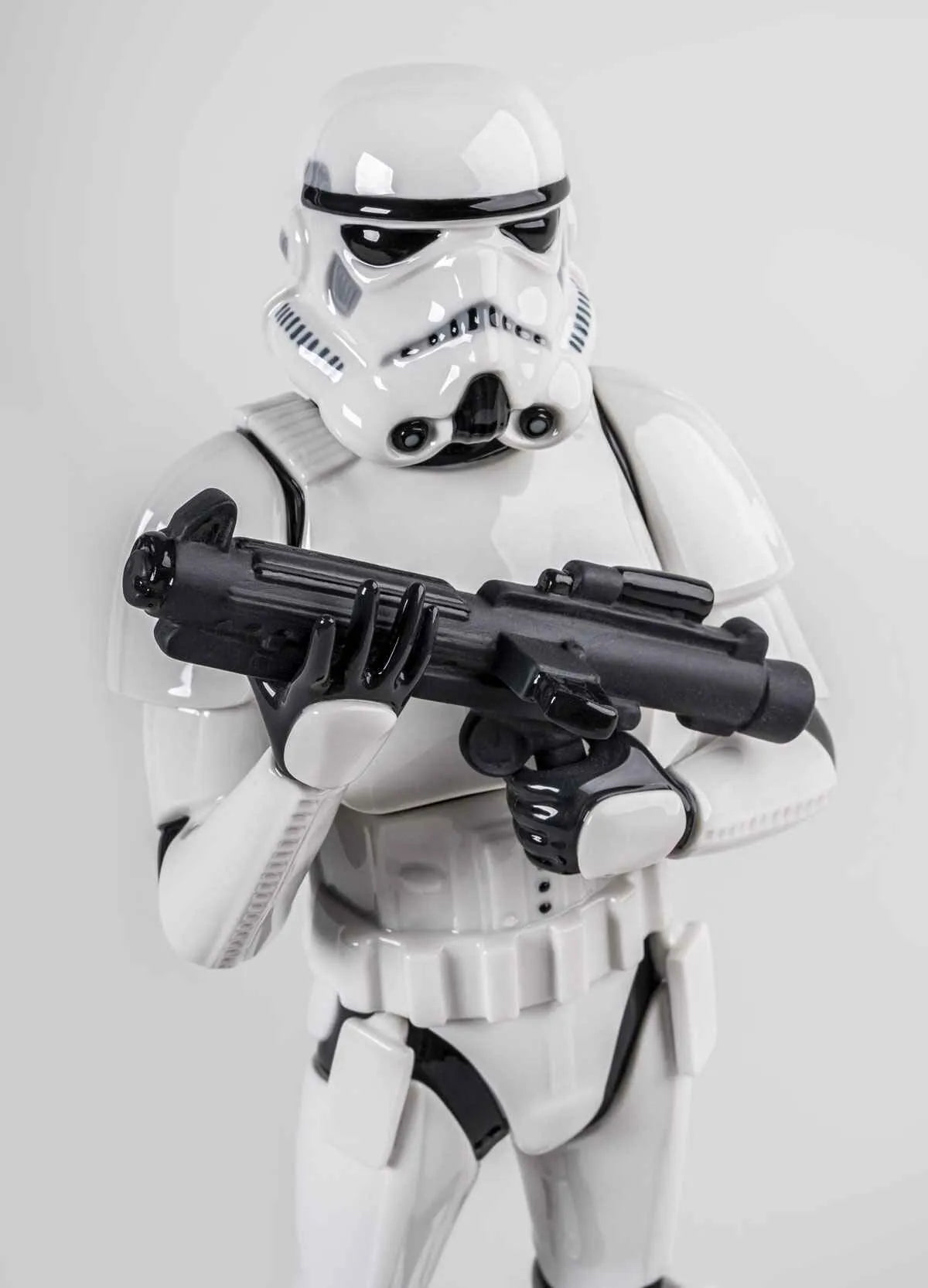 Lladro Stormtrooper™ (version 2) sculpture, limited edition collectible figure with detailed white ceramic design.
