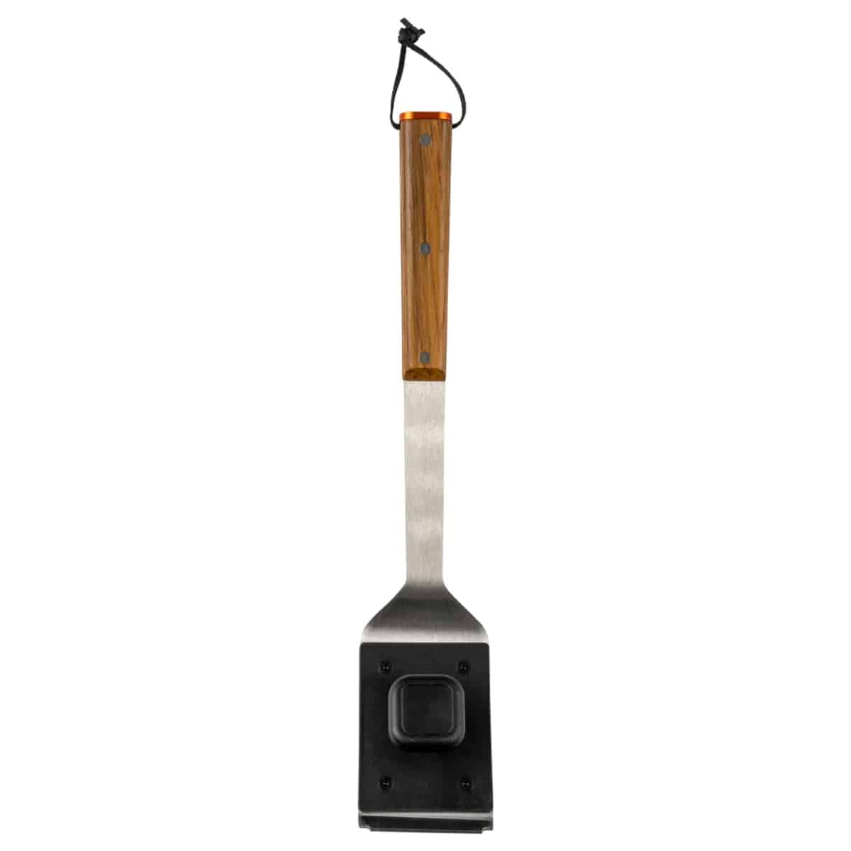 Traeger BBQ cleaning brush with durable bristles and ergonomic handle for easy grilling grill grate maintenance.