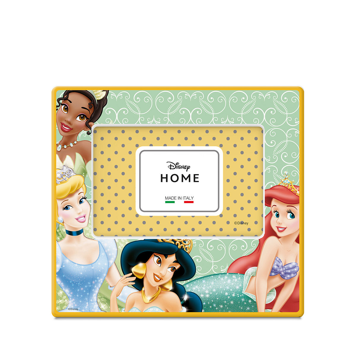 Gilde Disney Princess ceramics photo frame with colorful princess design, perfect for displaying favorite photos.