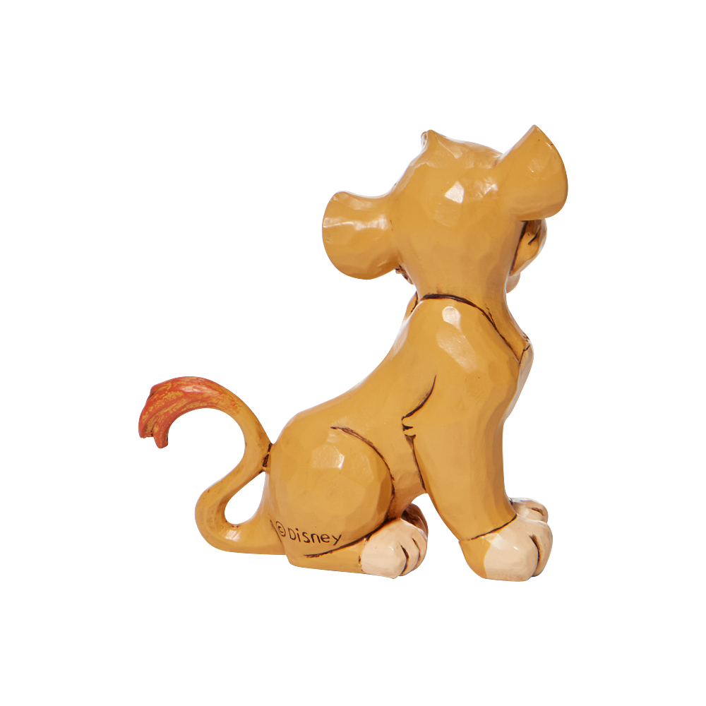 Disney mini Simba figure, a small plush toy featuring the beloved lion character from Disney's The Lion King.