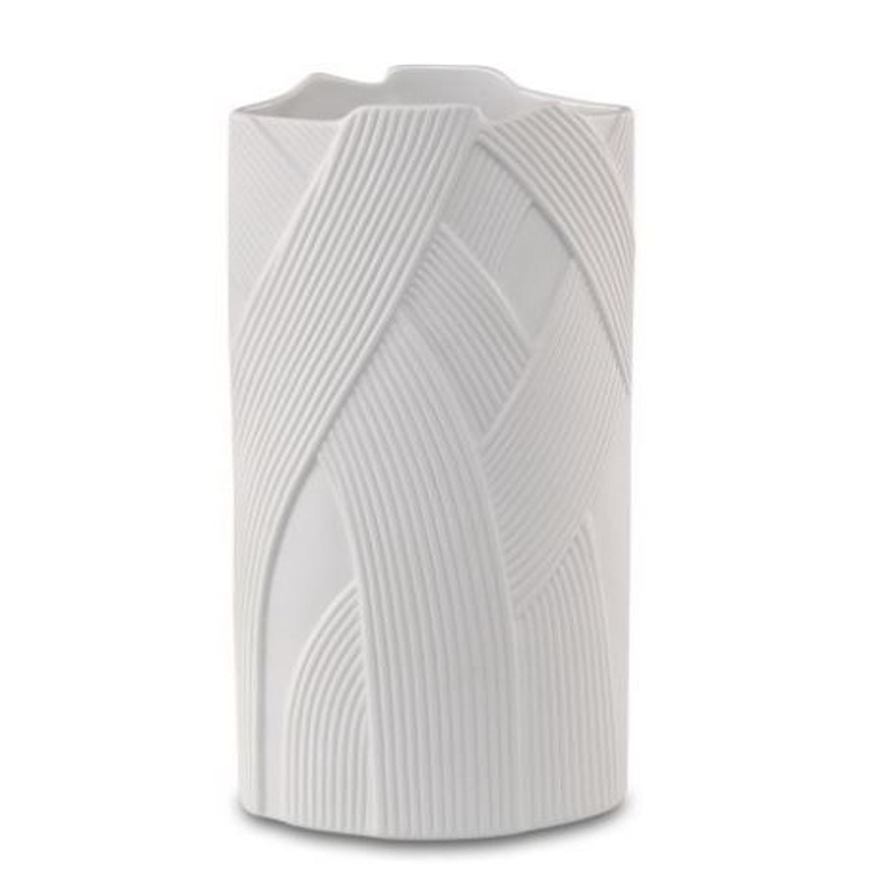 Goebel Hacienda vase, 23cm tall, ceramic with intricate floral patterns, featuring a classic earthy color design.