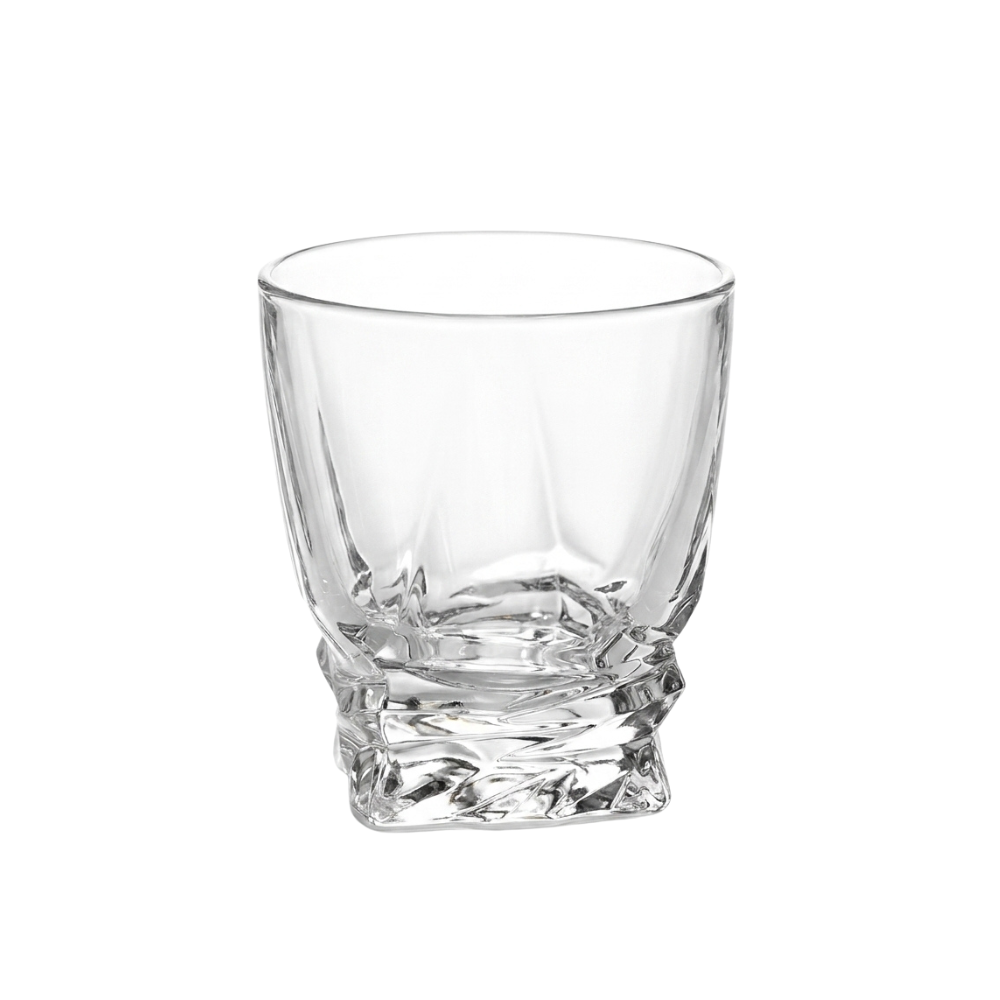 Set of six Bohemia Crystal Porto tumblers, 320ml each, with clear glass and elegant design for stylish beverage service.