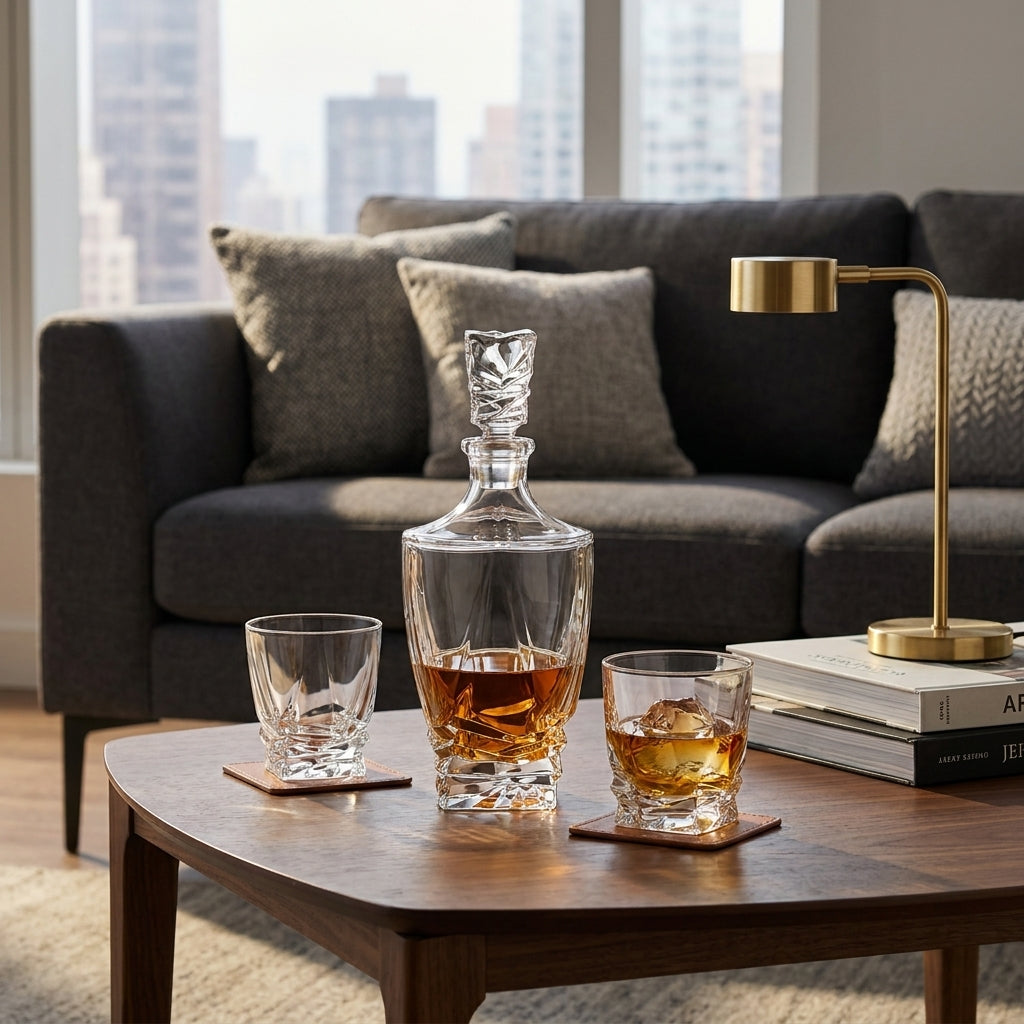 Bohemia Crystal Porto decanter with 800ml capacity, featuring a clear glass design and elegant shape for wine serving.