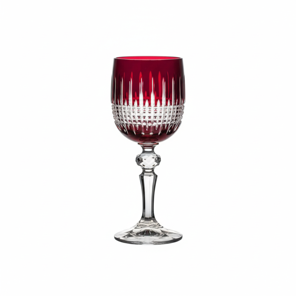 Kolglass Julia Ruby Wine glass 170ml with a clear glass bowl and stem, designed for enjoying red wine.