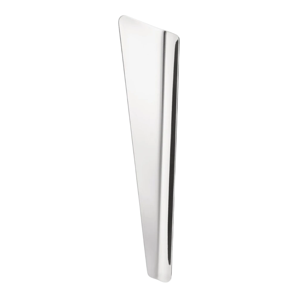 Alessi Ala Crumb Collector in stainless steel with sleek modern design, ideal for collecting crumbs during baking or serving.