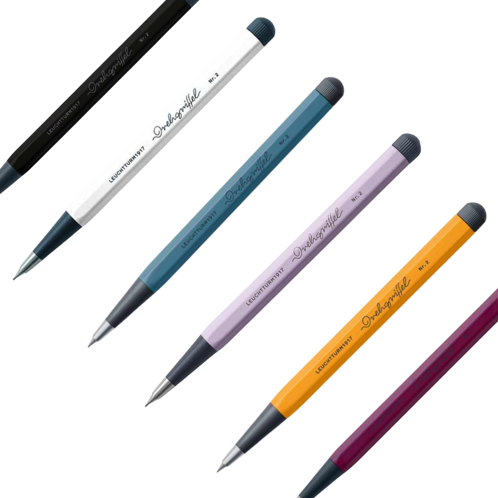Leuchtturm1917 mechanical pencil with Nr. 2 lead, sleek design, ideal for writing and drawing.