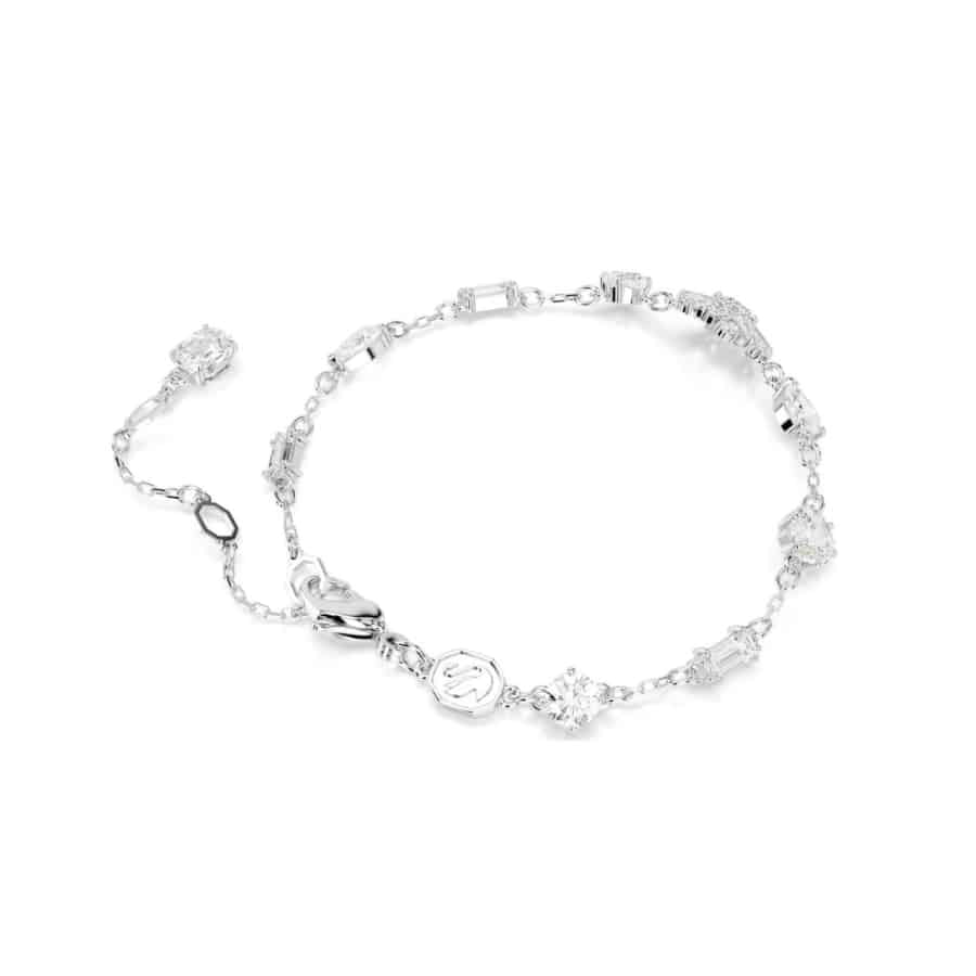 Elegant Swarovski Idyllia bracelet featuring sparkling crystals and intricate silver-tone design.