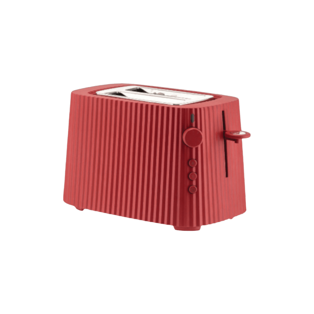 Alessi 2 Slice Toaster Plisse Red -Alessi
