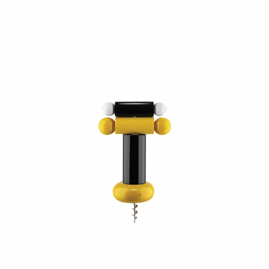 Alessi Corkscrew Yellow/Black/Red -Alessi