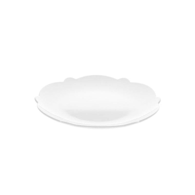 Alessi Dessert Plate Dressed Porcelain -Alessi
