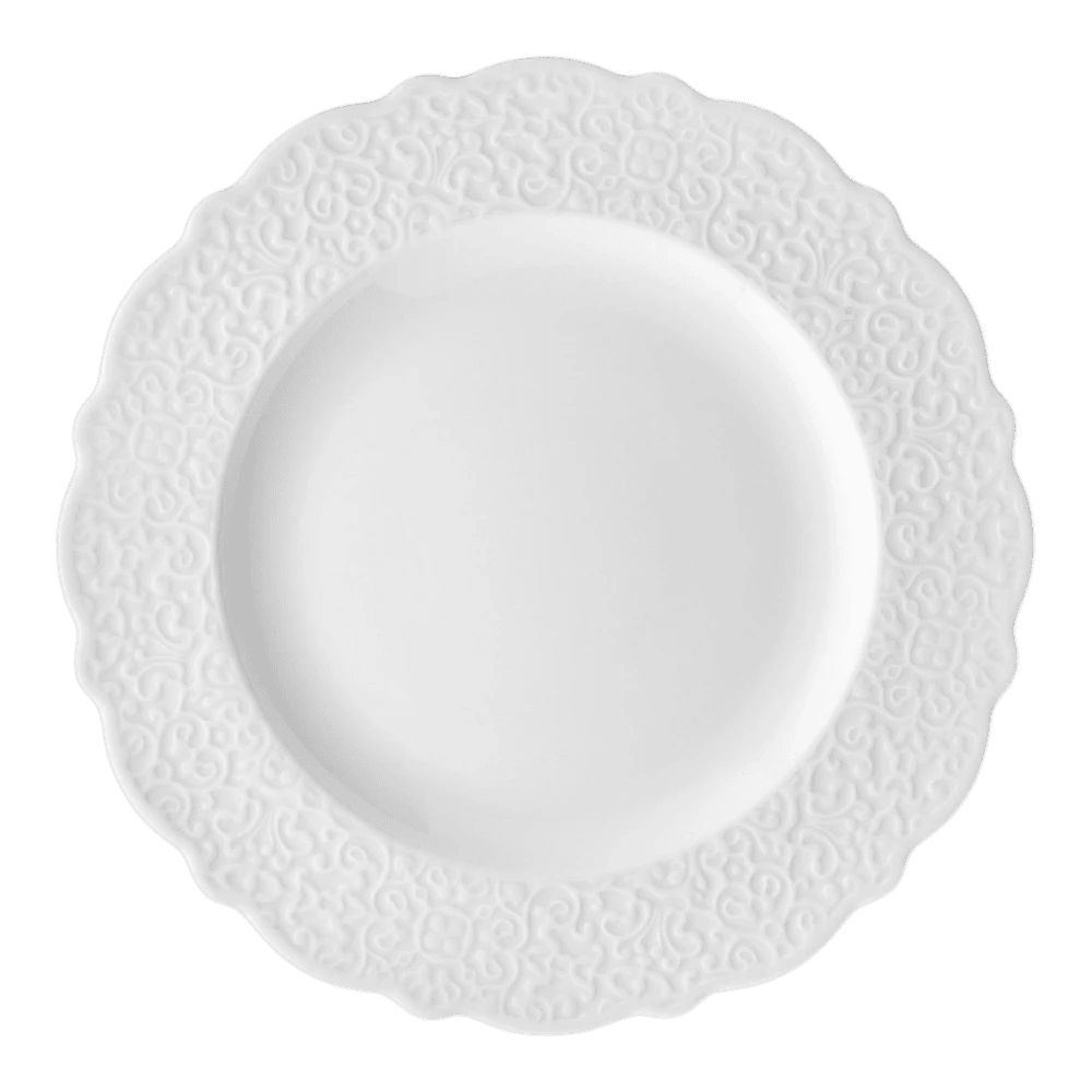 Alessi Dinner Plate Dressed Porcelain Each -Alessi