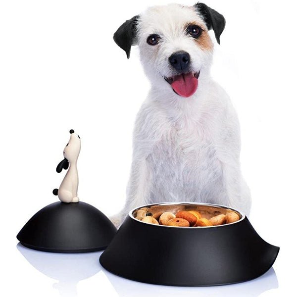 Alessi Dog Bowl Lula Black -Alessi