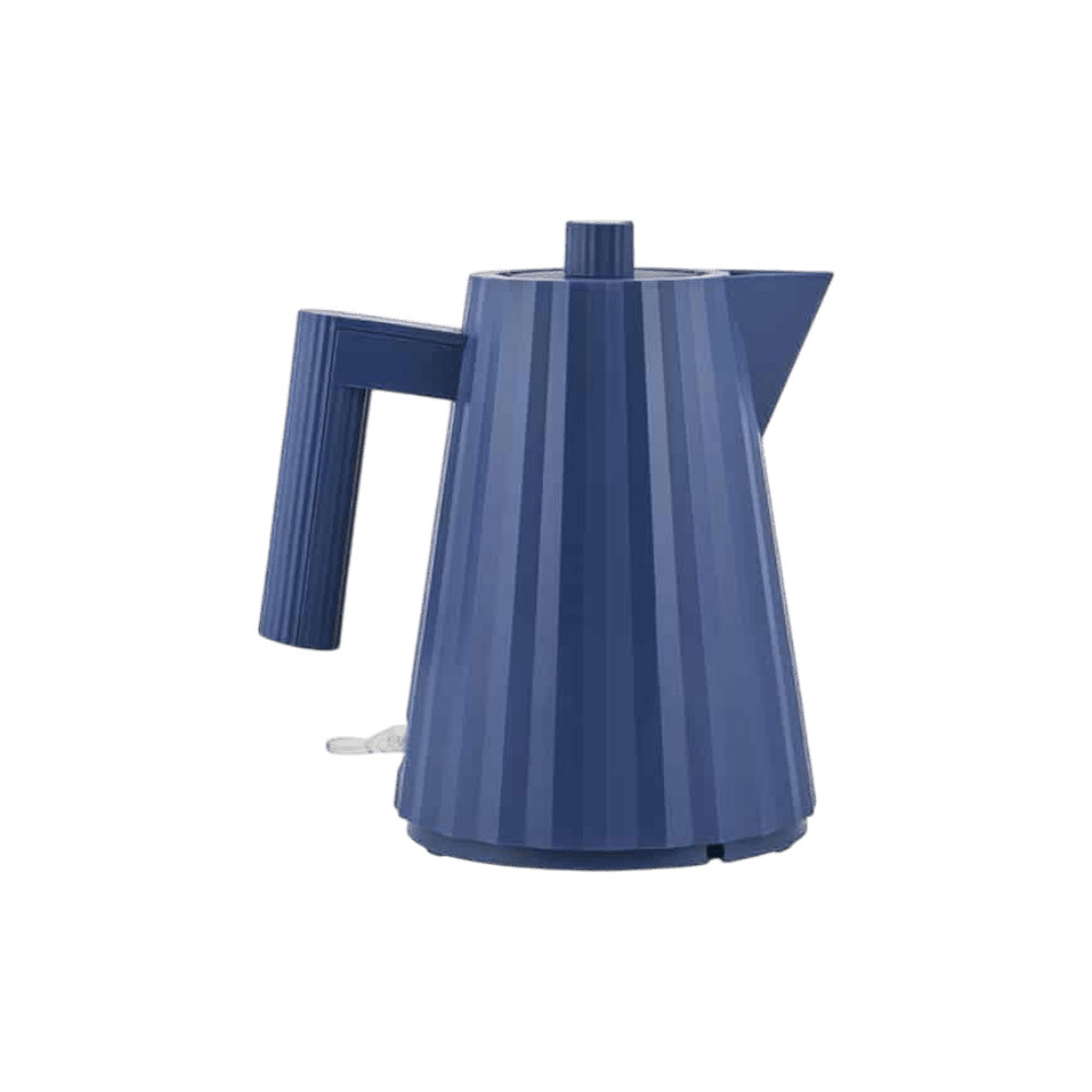 Alessi Electric Kettle Plisse Blue 1L -Alessi