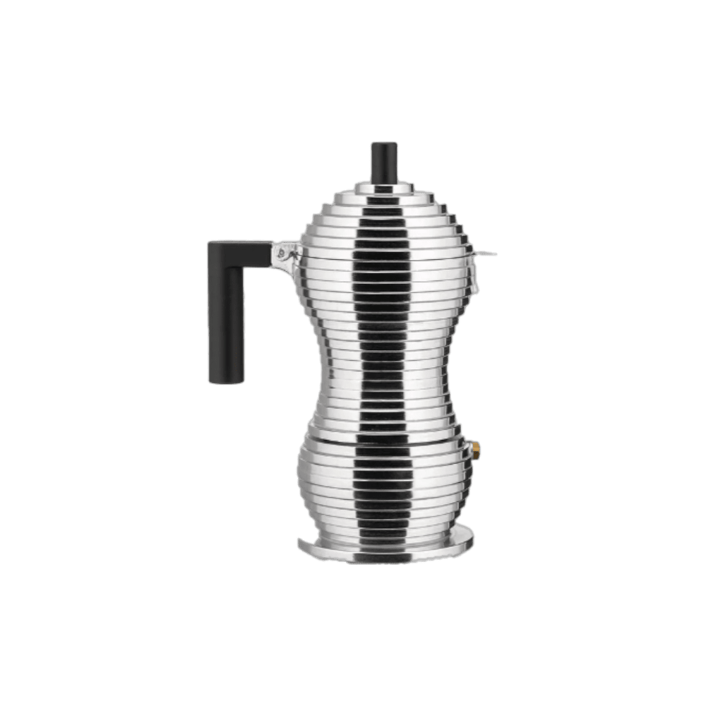 Alessi Espresso Coffee Maker Pulcina Black 3 Cup -Alessi