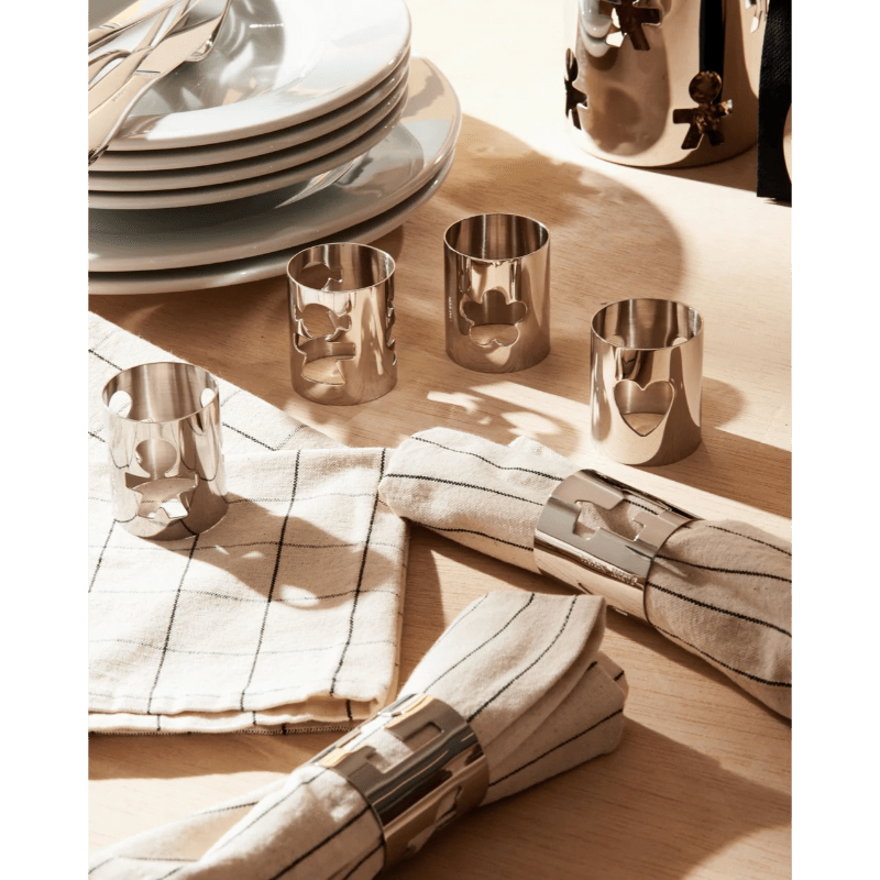 Alessi Girotondo Napkin Ring Cat -Alessi