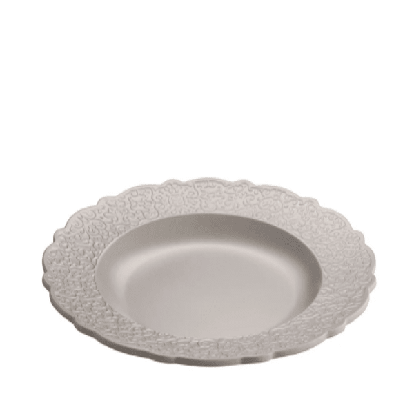 Alessi Plate Flat Warm Gray -Alessi