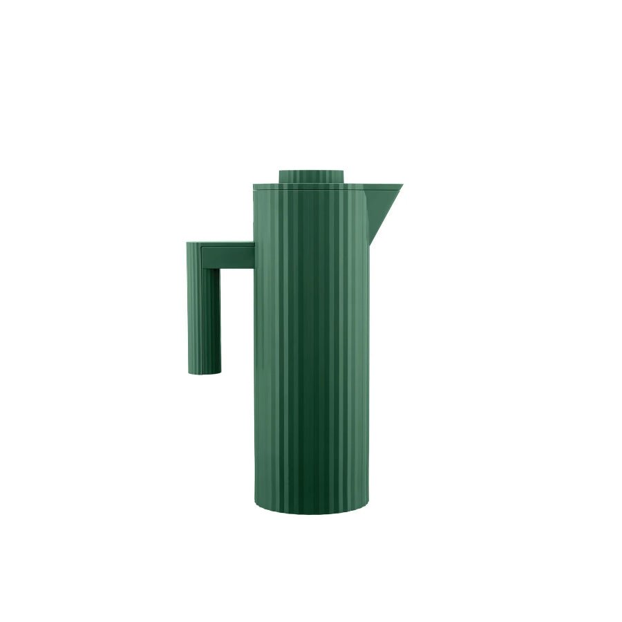 Alessi Plisse Jug Vacuum Glass Green 1L -Alessi