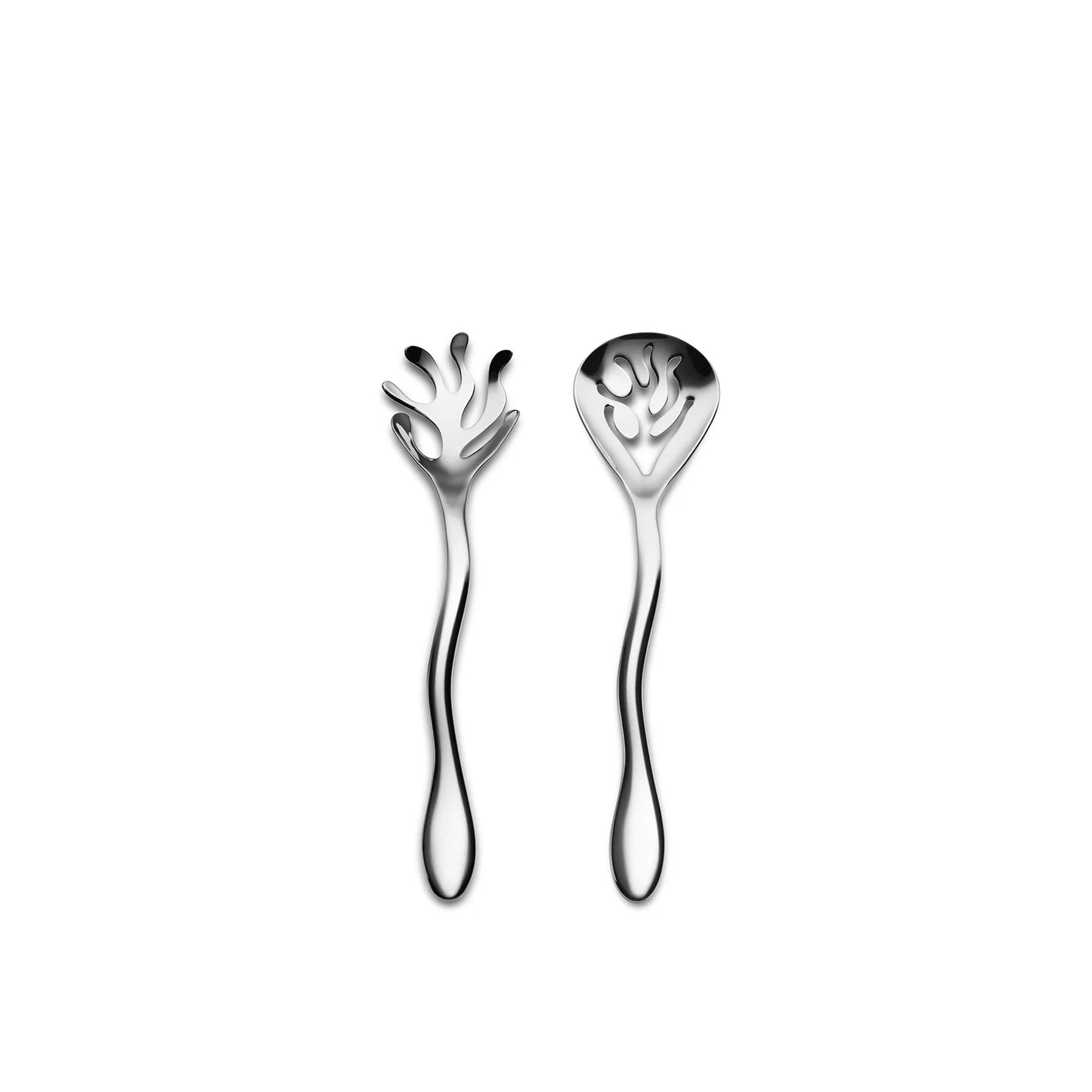 Alessi Salad Set Mediterraneo Stainless Steel -Alessi