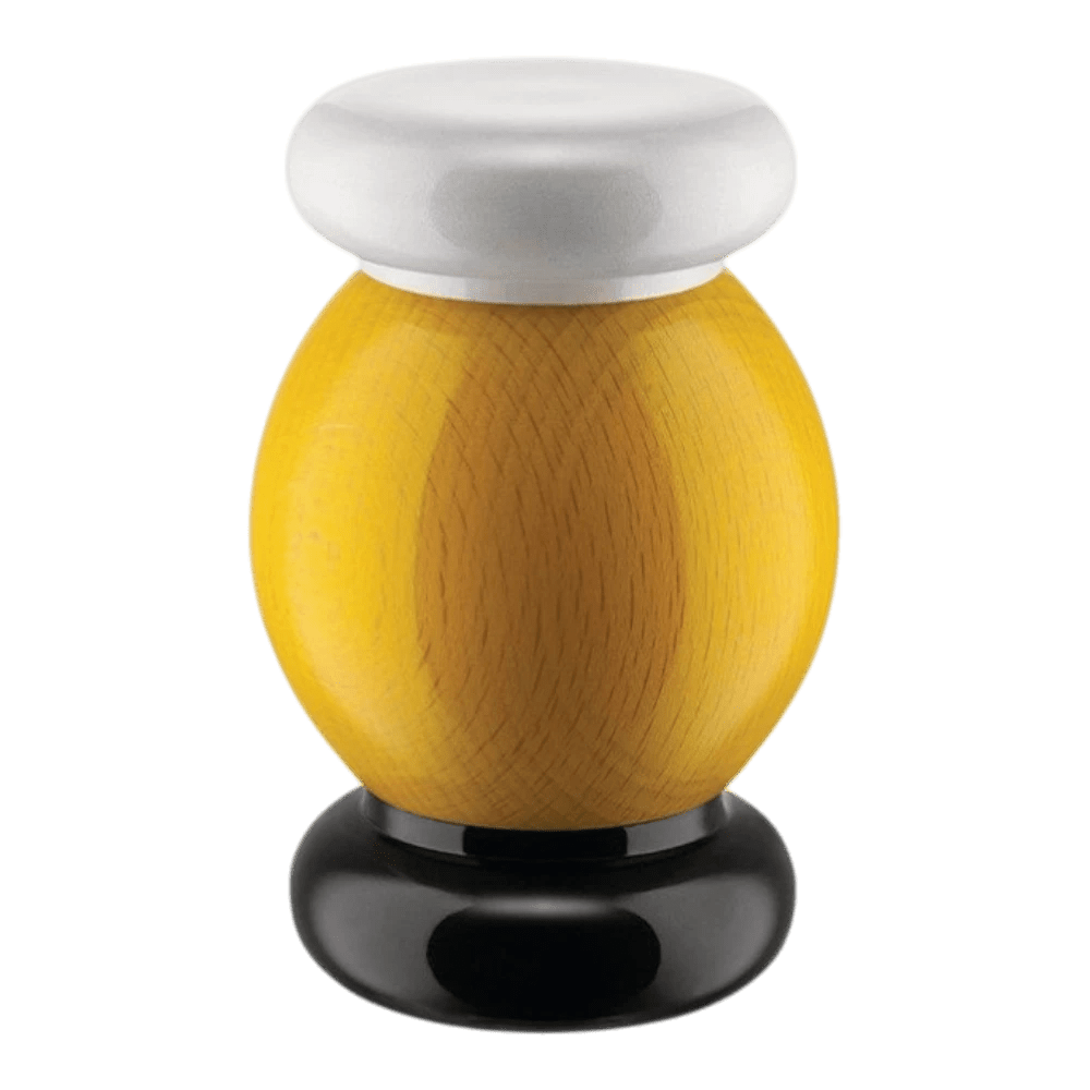 Alessi Salt, Pepper and Spice Grinder- Yellow, Black, White -Alessi